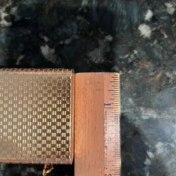 Camrose & Kross JBK Vintage Gold Minaudière Clutch w/ COA & Red Pouch - Picture 10 of 12